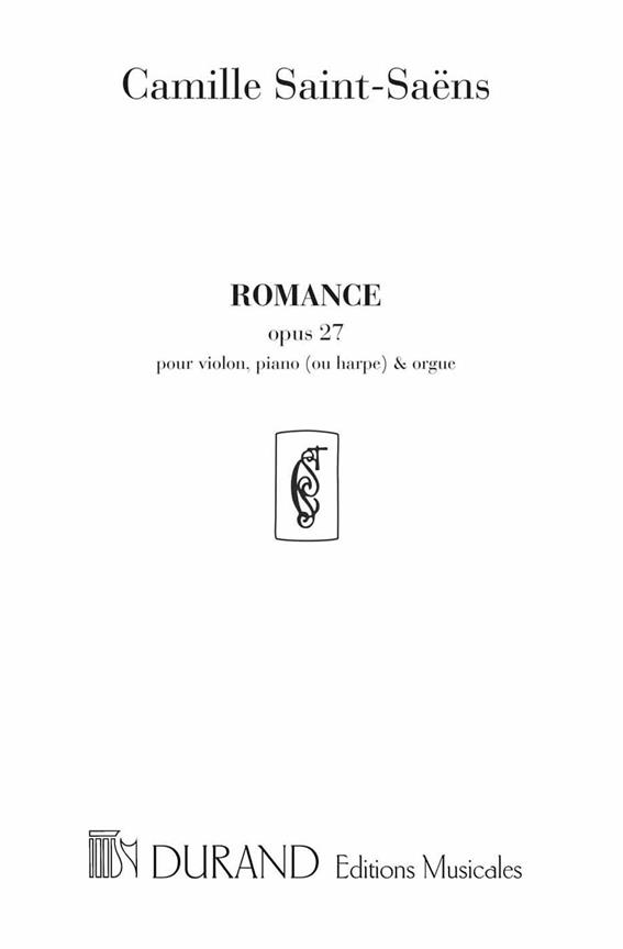 Romance Op 27 Vl-Piano-Orgue